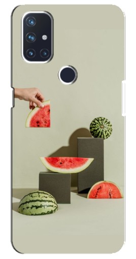 Силиконовый чехол с изображением "Арт Арбузы" для OnePlus Nord N10 5G