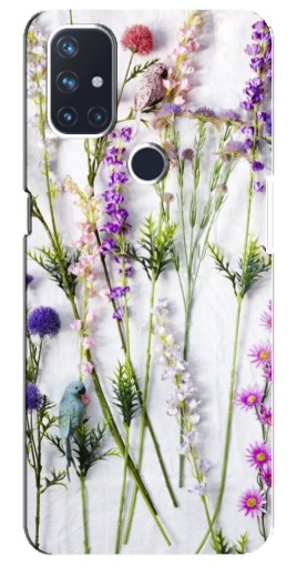 Чехол с печатью "Фон полевых цветов" для OnePlus Nord N10 5G
