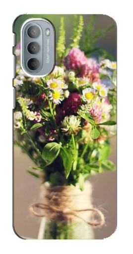 Чехол с печатью "Букет полевых цветов" для Motorola MOTO G41