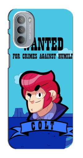Чехол с картинкой "WANTED COLT" для Motorola MOTO G41