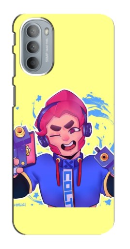 Силиконовый чехол с изображением "Colt Anime" для Motorola MOTO G31