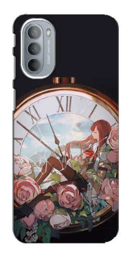 Чехол с принтом "Курису  в часах" для Motorola MOTO G31