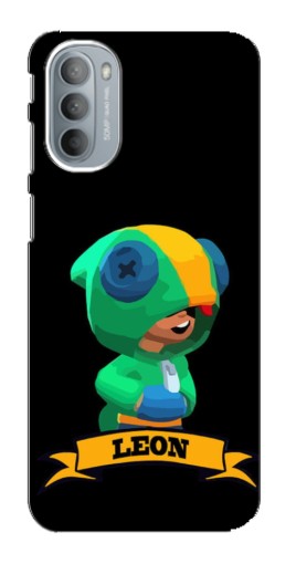 Силиконовый чехол с изображением "LEON" для Motorola MOTO G31