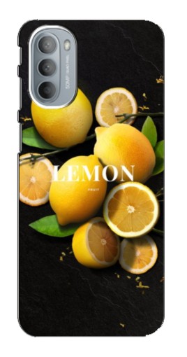 Чехол с принтом "Лимон на черном" для Motorola MOTO G31