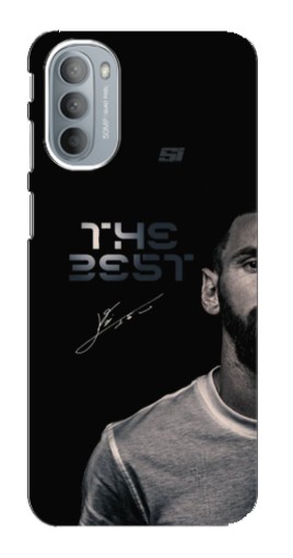 Чехол с картинкой "The Best Messi" для Motorola MOTO G31
