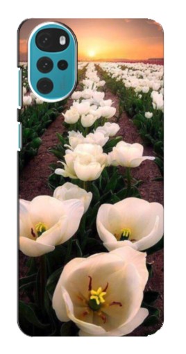 Чехол с печатью "Поле тульпанов " для Motorola MOTO G22