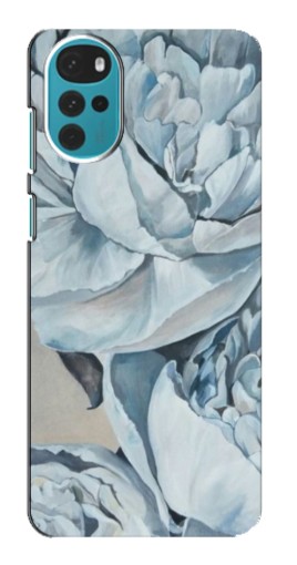 Чехол с печатью "Рисунок пионы" для Motorola MOTO G22