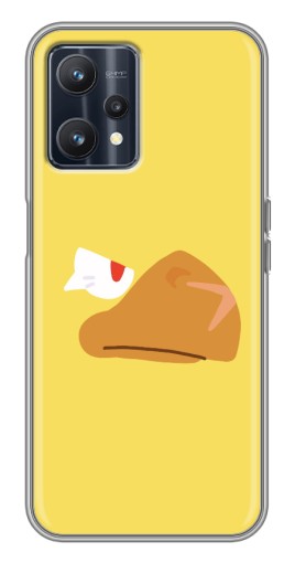 Чехол с печатью "Gold Crow" для Realme 9