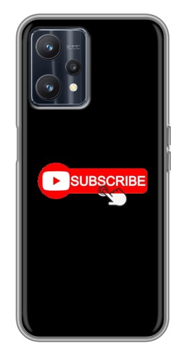 Чехол с картинкой "Подпишись" для Realme 9