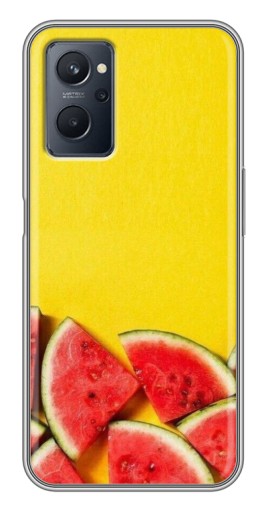 Чехол с принтом "Арбузики на желтом" для Realme 9i
