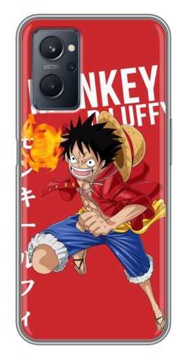 Чехол с печатью "Атакующий D Luffy" для Realme 9i