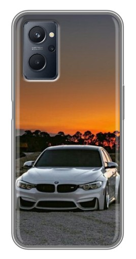 Силиконовый чехол с изображением "BMW белая" для Realme 9i