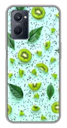 Чехол с картинкой "Фон киви" для Realme 9i