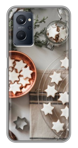 Чехол с картинкой "Имбирные звездочки" для Realme 9i
