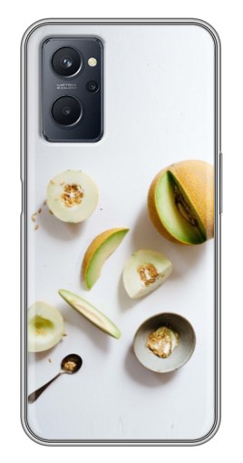 Силиконовый чехол с изображением "Обед из дынь" для Realme 9i