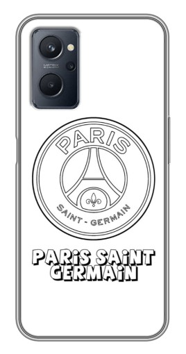 Чехол с печатью "PSG логотип" для Realme 9i