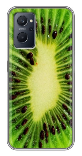 Силиконовый чехол с изображением "Яркий Киви" для Realme 9i