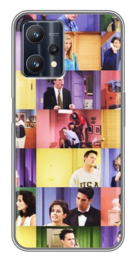 Чехол с принтом "Актеры Друзья" для Realme 9 Pro