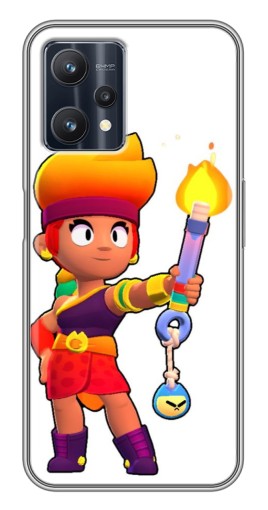 Силиконовый чехол с изображением "Amber Бравл старс" для Realme 9 Pro