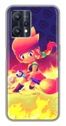Чехол с принтом "Амбер в огне" для Realme 9 Pro