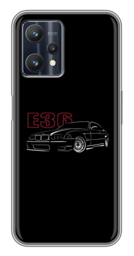 Силиконовый чехол с изображением "BMW E36" для Realme 9 Pro