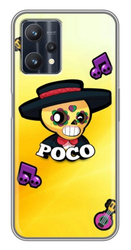 Силиконовый чехол с изображением "Боец Поко" для Realme 9 Pro