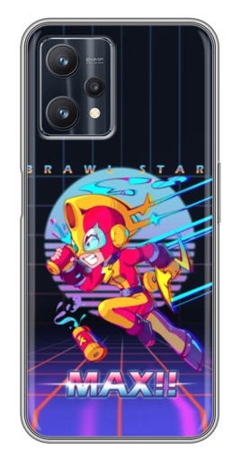 Силиконовый чехол с изображением "Brawl MAX" для Realme 9 Pro