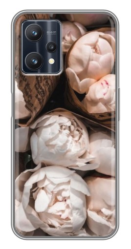 Чехол с принтом "Букет пионов" для Realme 9 Pro