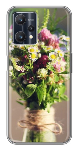 Чехол с картинкой "Букет полевых цветов" для Realme 9 Pro