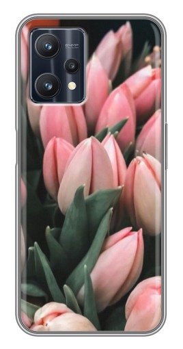 Силиконовый чехол с изображением "Букет тюльпанов" для Realme 9 Pro