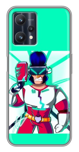 Чехол с картинкой "Булл в очках" для Realme 9 Pro