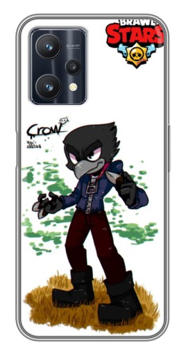 Чехол с картинкой "Crow" для Realme 9 Pro