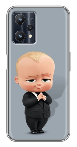 Силиконовый чехол с изображением "Деловой ребенок" для Realme 9 Pro