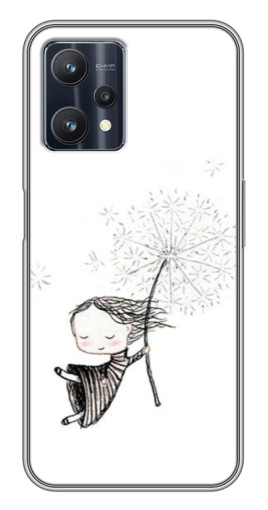 Чехол с принтом "Девочка с одуванчиком" для Realme 9 Pro