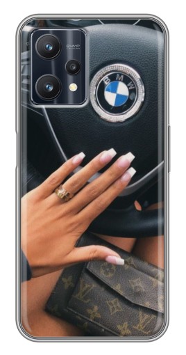 Чехол с принтом "Девушка в БМВ" для Realme 9 Pro