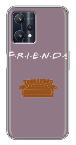 Чехол с печатью "Диван Друзья" для Realme 9 Pro