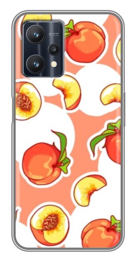 Чехол с принтом "Дольки персиков" для Realme 9 Pro