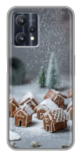 Чехол с картинкой "Домики из пряников" для Realme 9 Pro