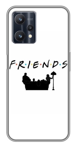 Чехол с печатью "Друзья на диване" для Realme 9 Pro