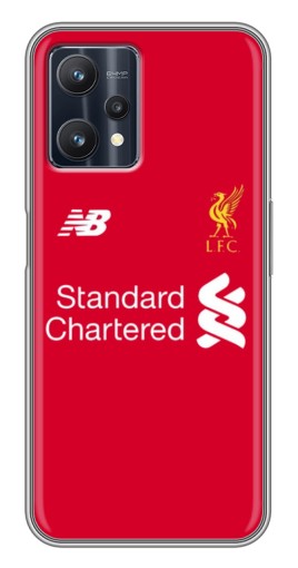 Силиконовый чехол с изображением "Форма Liverpool" для Realme 9 Pro