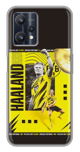Чехол с картинкой "Golden Haaland" для Realme 9 Pro