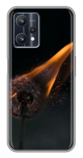 Чехол с принтом "Горящий одуванчик" для Realme 9 Pro
