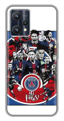 Чехол с печатью "Команда PSG" для Realme 9 Pro