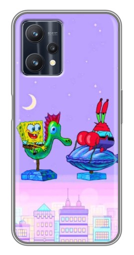 Чехол с принтом "Крабс и Спанч Боб" для Realme 9 Pro