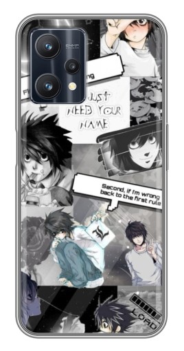 Чехол с картинкой "L - Death note" для Realme 9 Pro