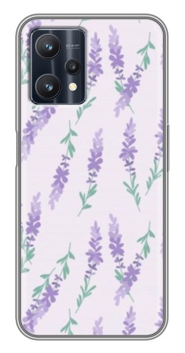 Силиконовый чехол с изображением "Лавандовый фон " для Realme 9 Pro
