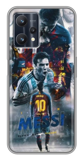 Силиконовый чехол с изображением "Легендарный Месси" для Realme 9 Pro