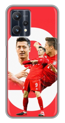 Силиконовый чехол с изображением "Левандовски" для Realme 9 Pro