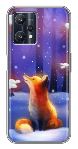 Чехол с картинкой "Лисичка в лесу" для Realme 9 Pro