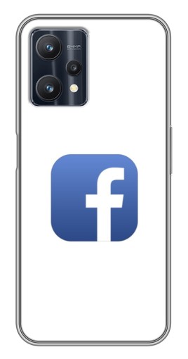 Чехол с печатью "Лого Фейсбук" для Realme 9 Pro